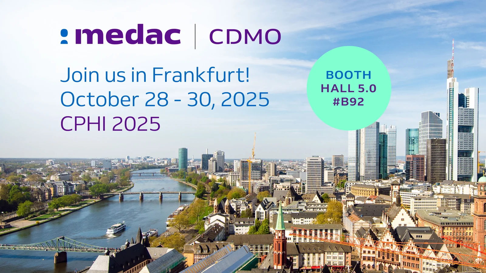 CPHI  in Frankfurt, October 2025